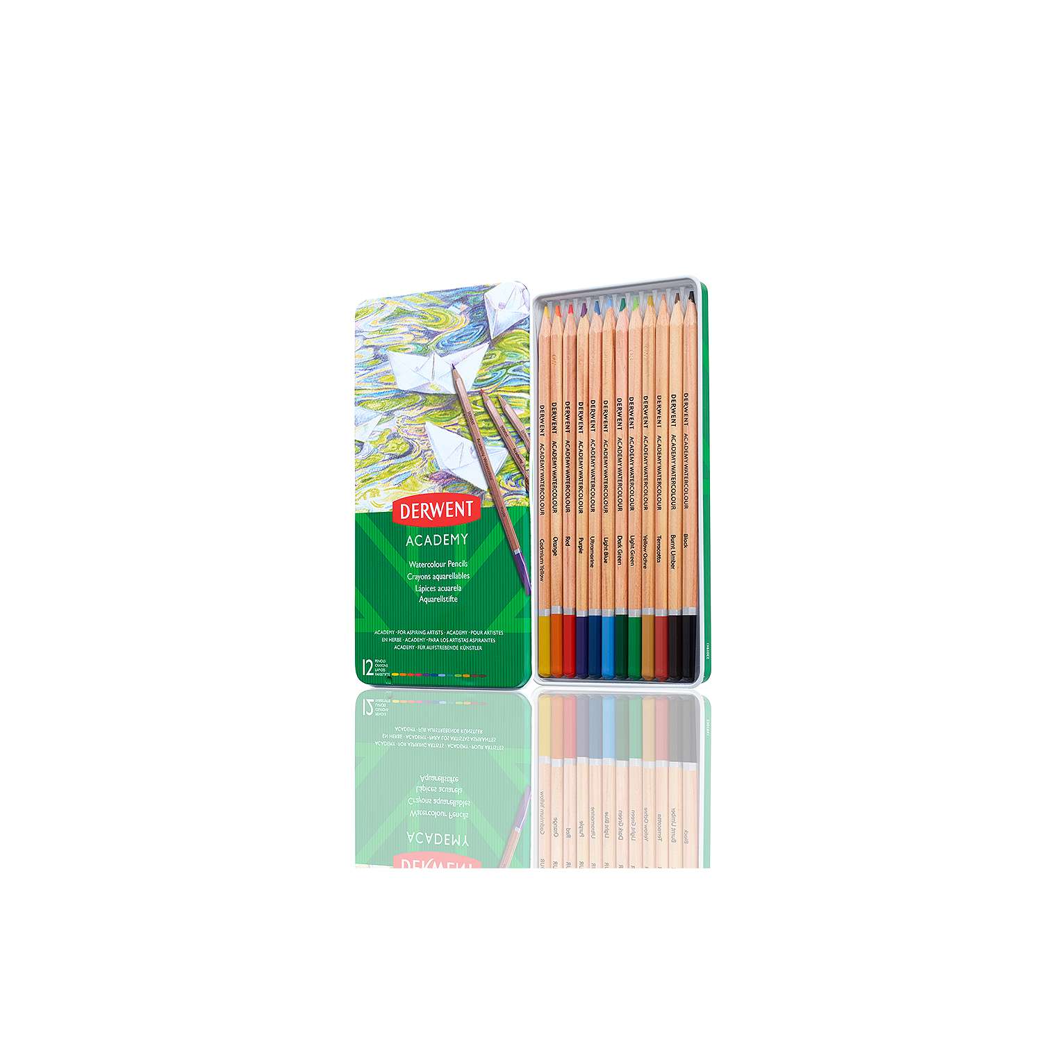 Derwent Academy Waterverf Aquarelpotloden Set